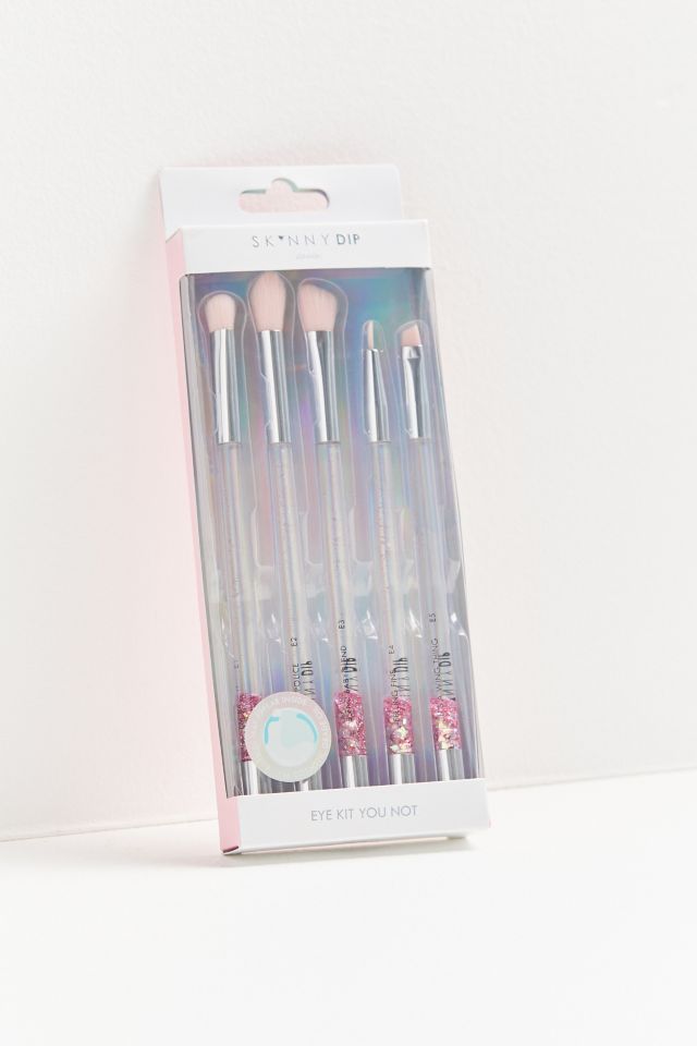 Skinnydip Ensemble de pinceaux pour les yeux Pink Glitter Eye Kit You Not #1
