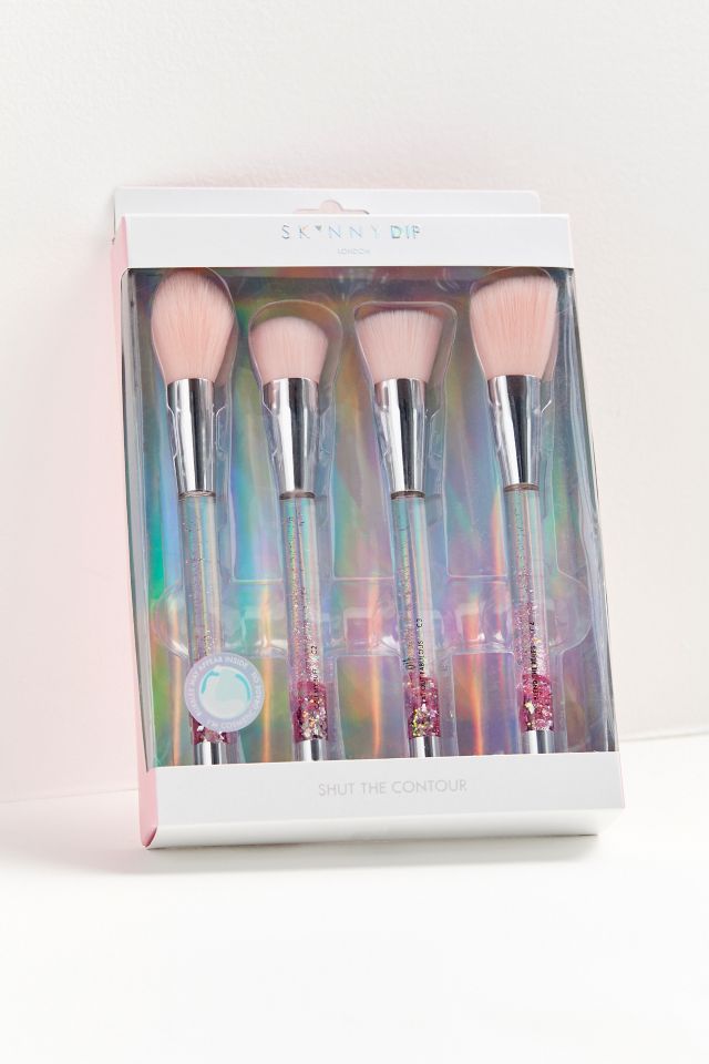 Ensemble de pinceaux pour fard à joues Mai Tai à brillants Shut The Contour Skinnydip #1
