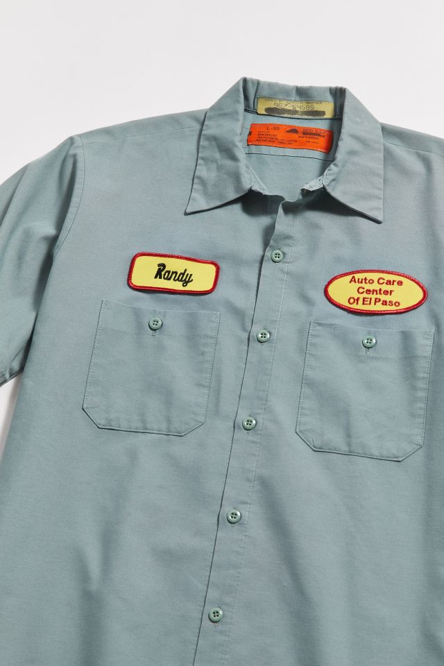 ウェア・シャツ 70s Forest View Auto Service Vintage Auto Care Work Shirt | Urban Outfitters
