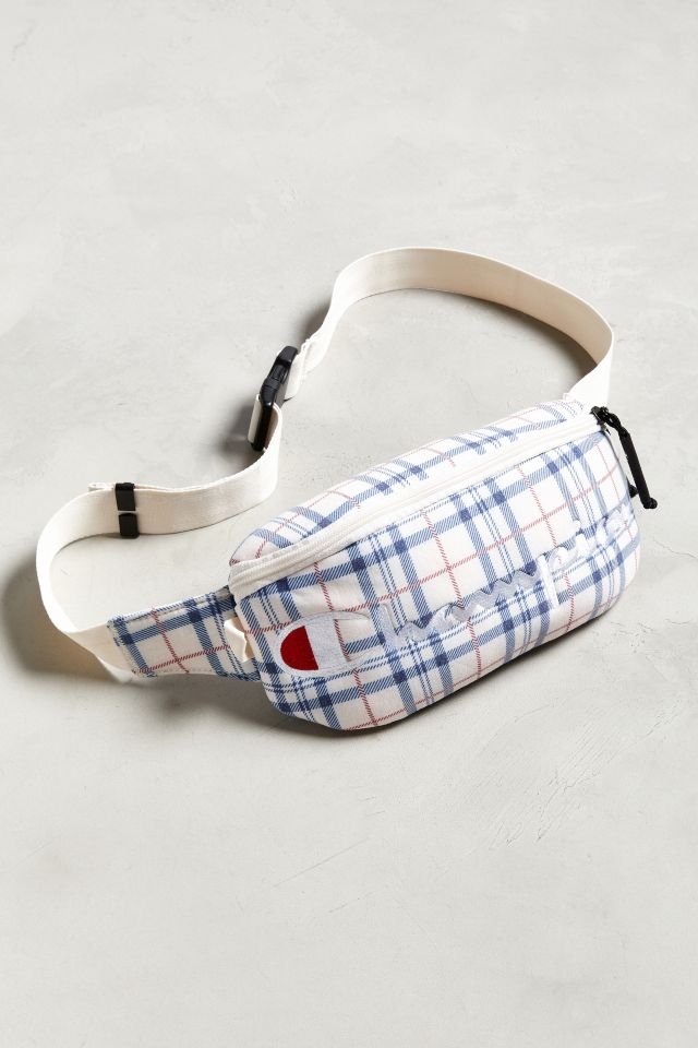 Champion tartan sling bag on sale