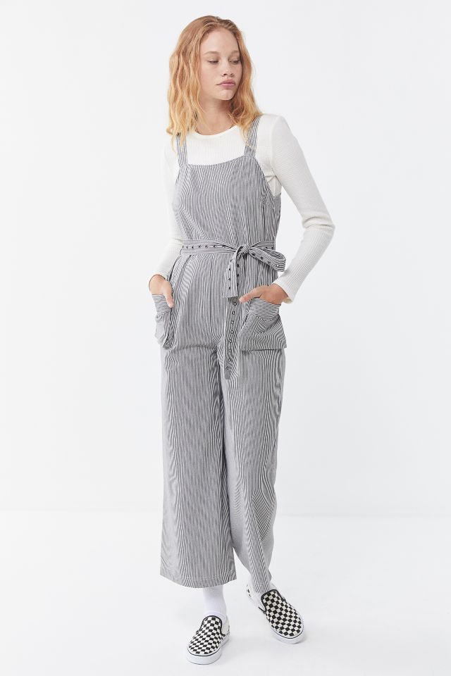 Miranda Striped Belted Jumpsuit