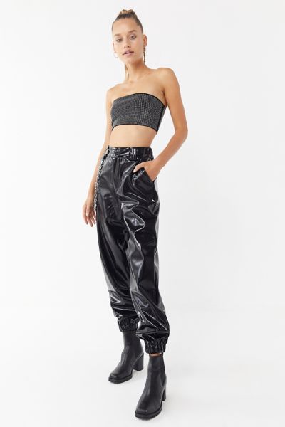 I.AM.GIA Cobain Patent Chain Pant | Urban Outfitters