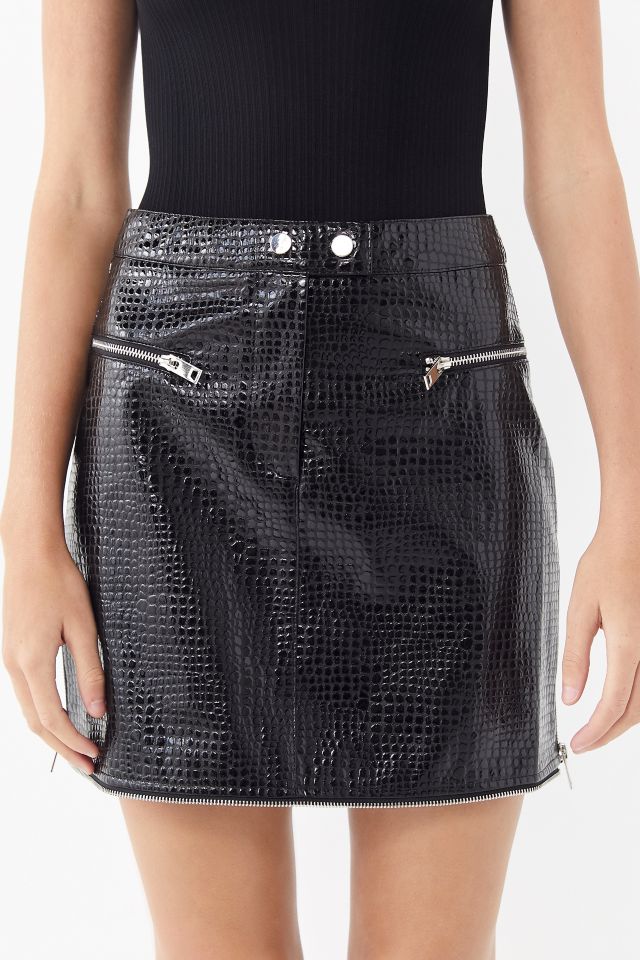 I.AM.GIA Jagger Snake Print Mini Skirt #3