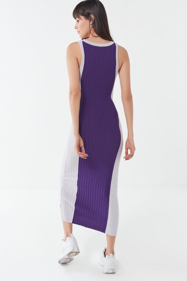 Robe Maxi Chandail Colorblock UO #2