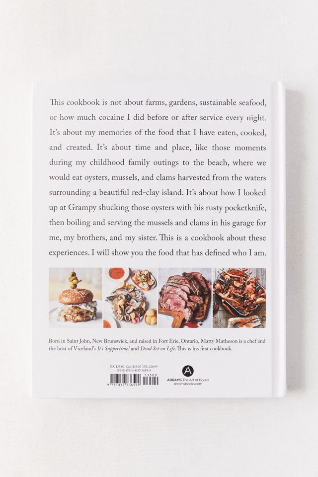 Matty Matheson: A Cookbook By Matty Matheson | Urban Outfitters