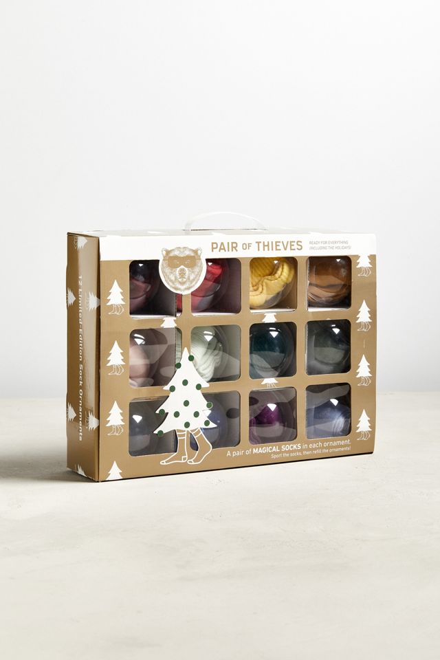 Pair Of Thieves Sock Ornament Holiday 12-Pack Gift Set #3