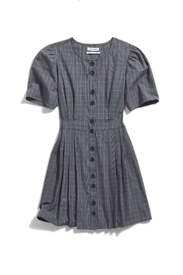 UO Carrie Menswear Puff Sleeve Dress #4