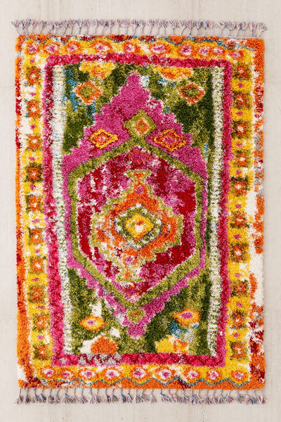 Coastal Shag Rug | Urban Outfitters