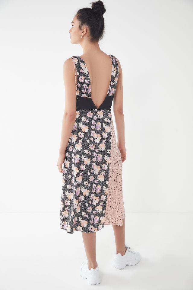 UO Ryker Mixed Print Midi Dress #3