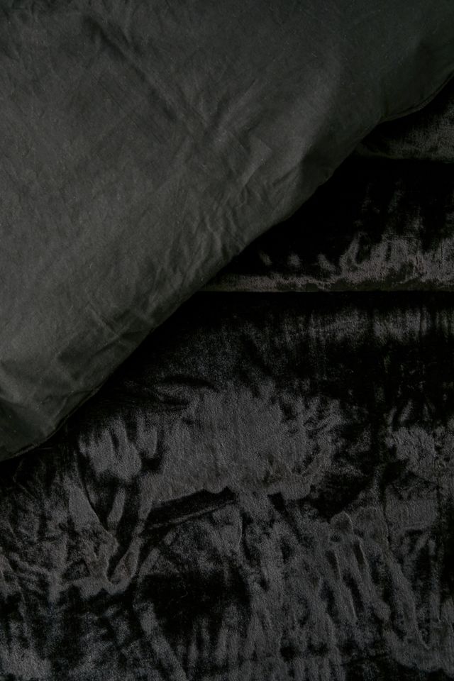 Skye Crushed Velvet Duvet Cover #2