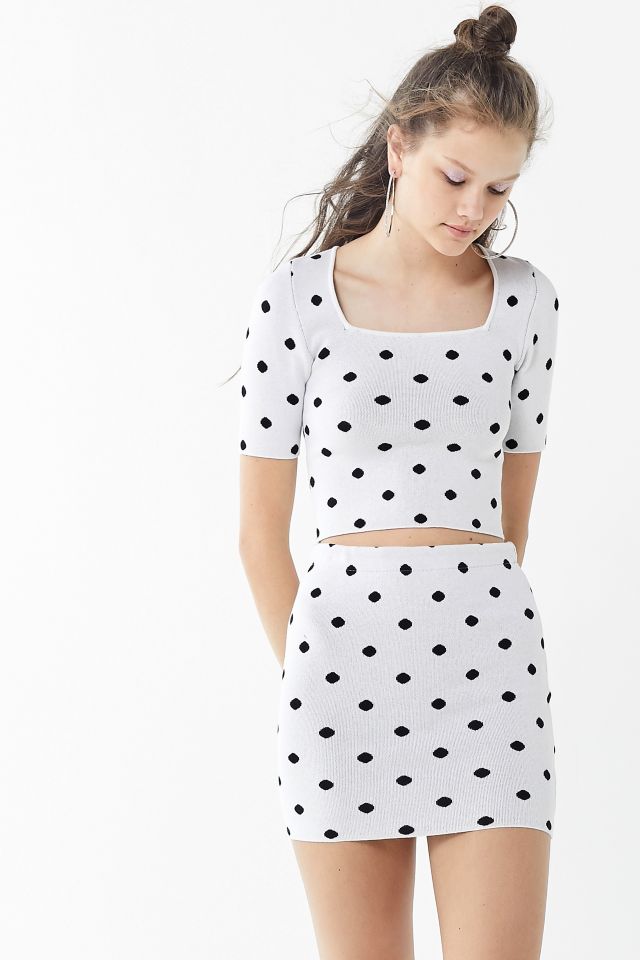 Polka dot skirt urban outfitters hotsell