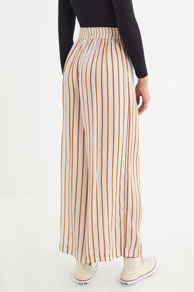 UO Tabatha Striped Twill Wide Leg Pant #1
