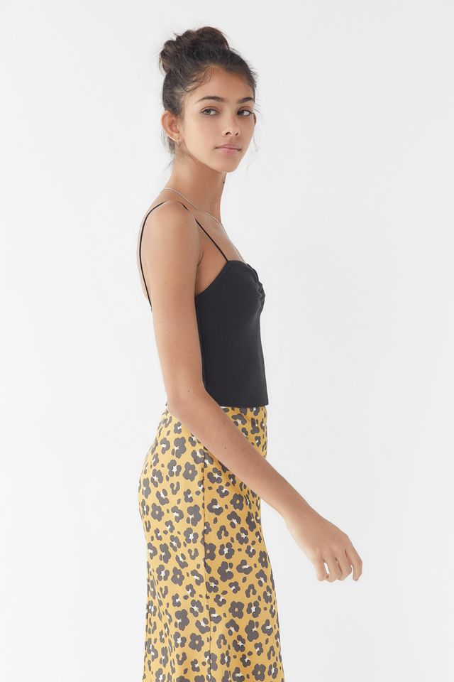 UO Priya Ribbed Cropped Top #3