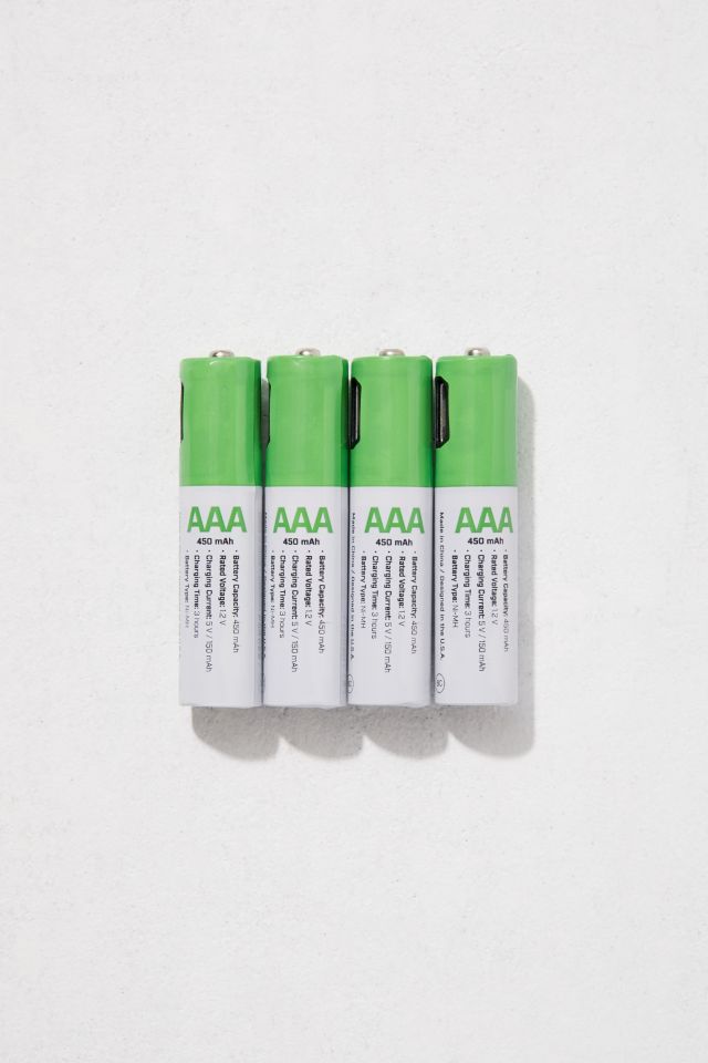 100 Percent USB-Rechargeable AAA Battery - Set Of 4 #1