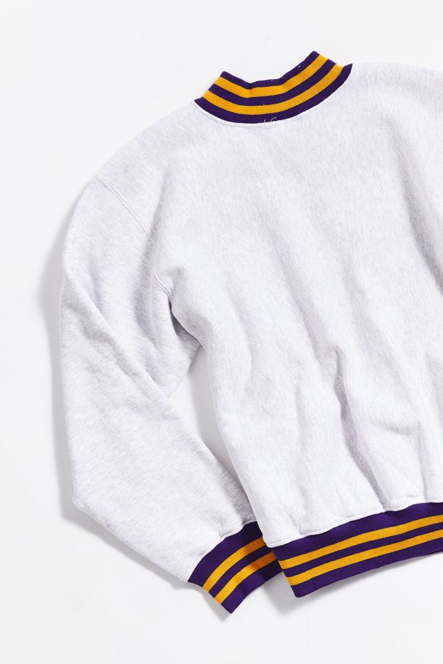 Vintage Pullover Striped Collared Sweatshirt | Urban Outfitters Vintage Pullover Striped Collared Sweatshirt | Urban Outfitters