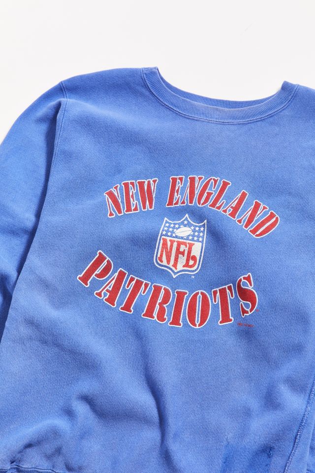 Vintage 1997 Paint Splattered New England Patriots Sweatshirt