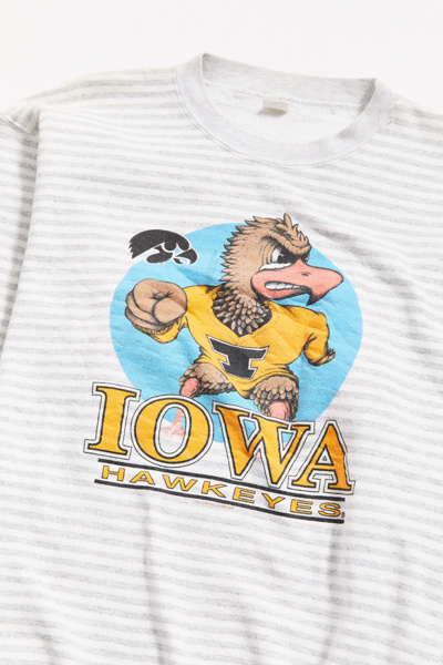 Chicka-D NCAA Iowa Hawkeyes Women's Pullover Sweatshirt - Burnout Fleece, Oatmeal, Large - View #8