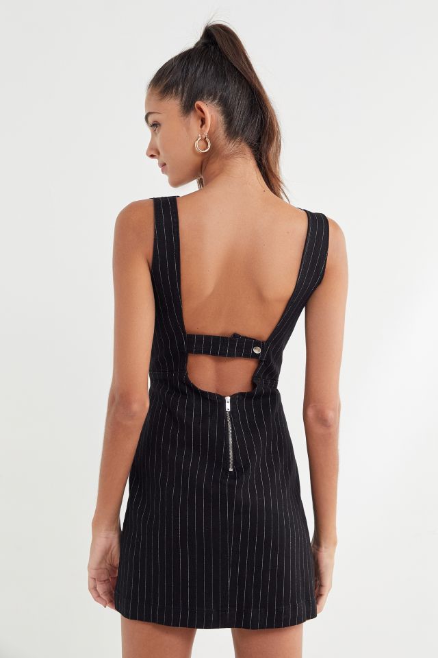 Robe Mini UO Kali à Rayures Fines et Boucle-Sangle #1