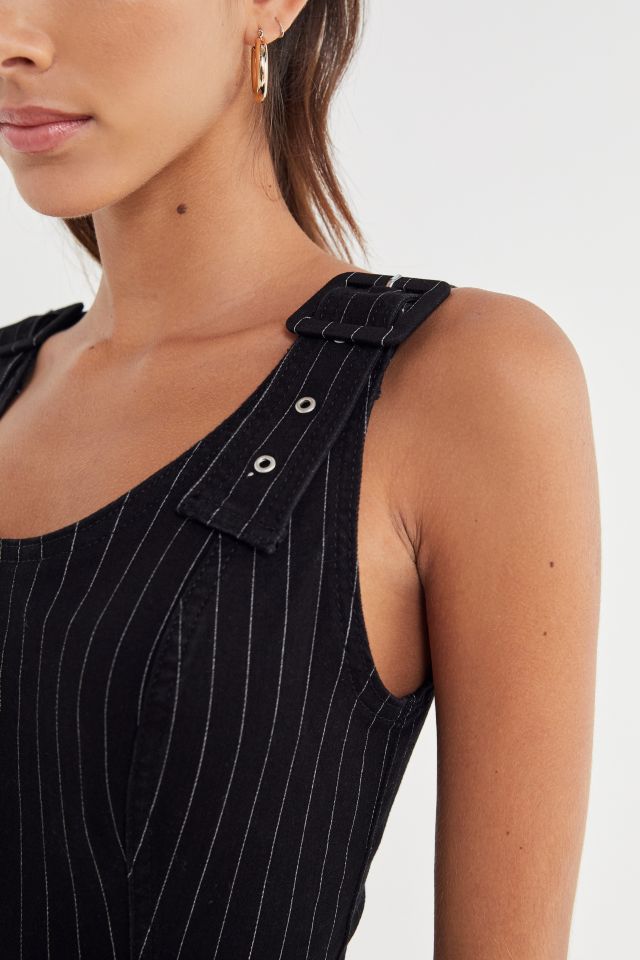 Robe Mini UO Kali à Rayures Fines et Boucle-Sangle #3