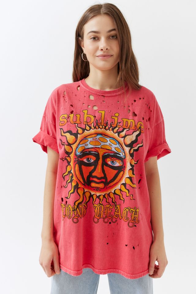 Urban outfitters store orange sublime shirt