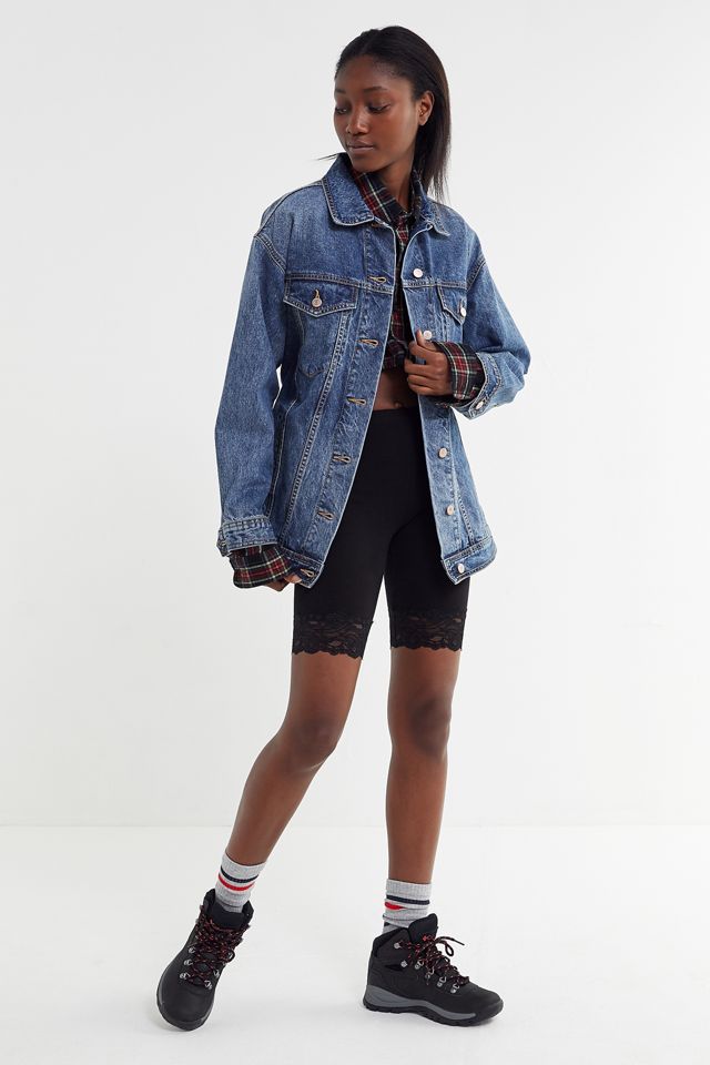 UO Mokoro Denim Belted Safari Jacket #3