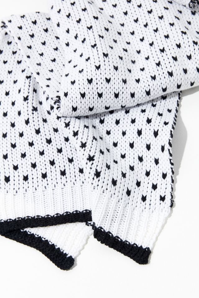 Foulard en tricot œil-de-perdrix #3