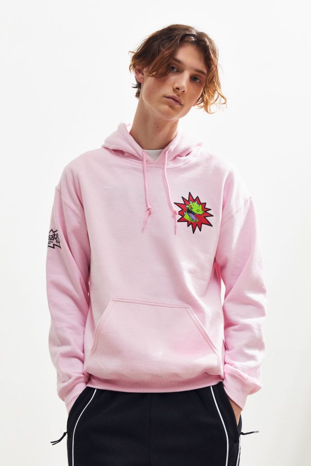 Pink reptar hoodie best sale