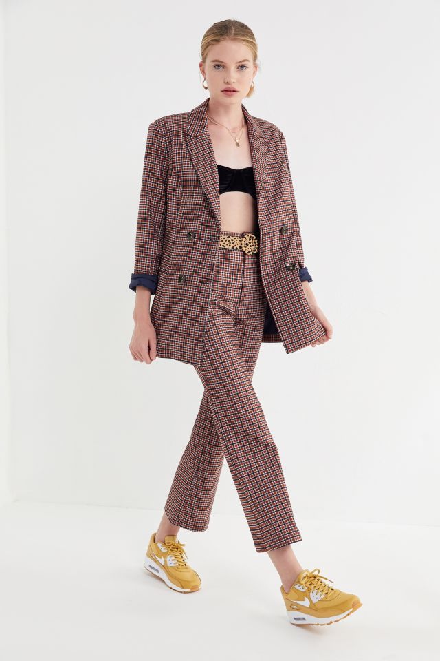 UO Jacques Plaid Double-Breasted Blazer #3