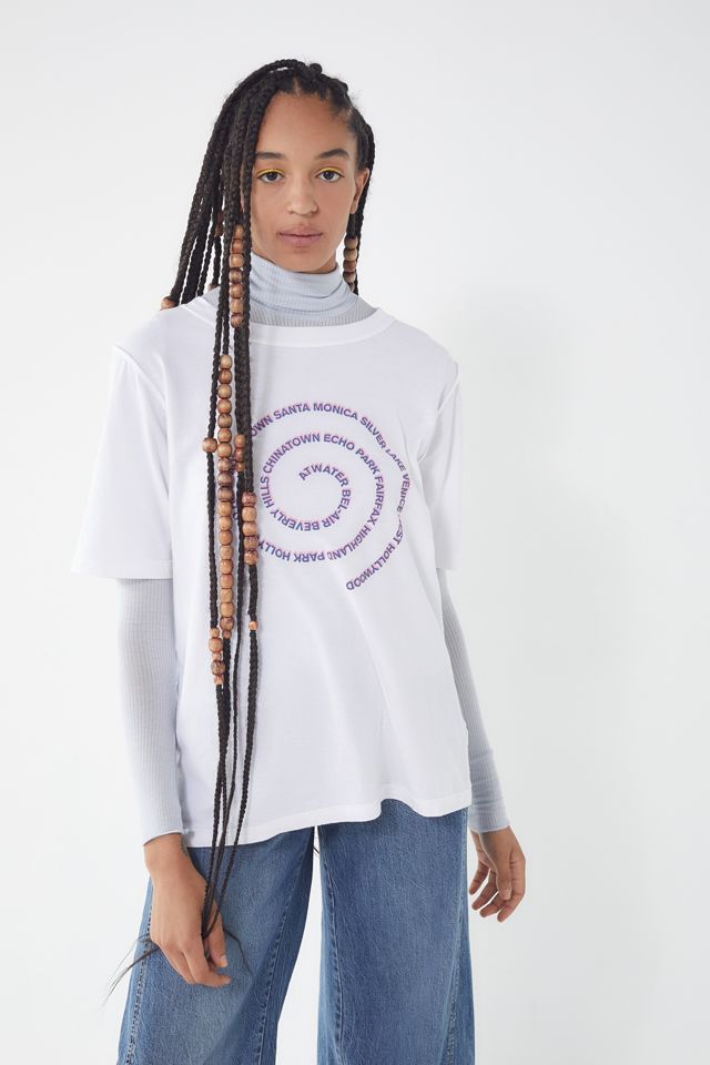 Truly Madly Deeply Cali City Spiral Tee #3