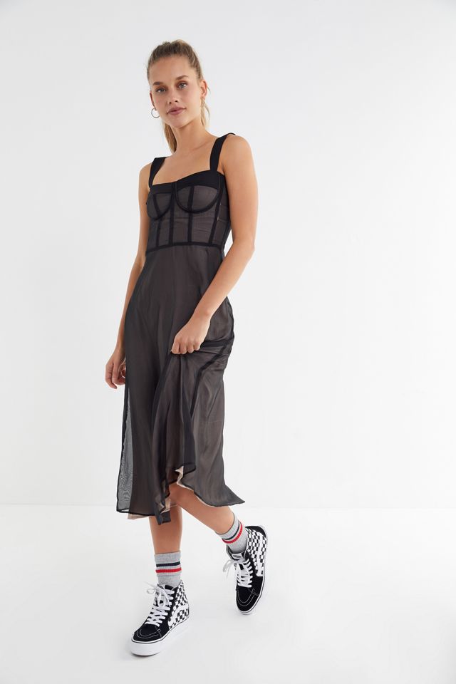 Robe Fourreau Mi-Longue Hanni en Maille Capulet #3