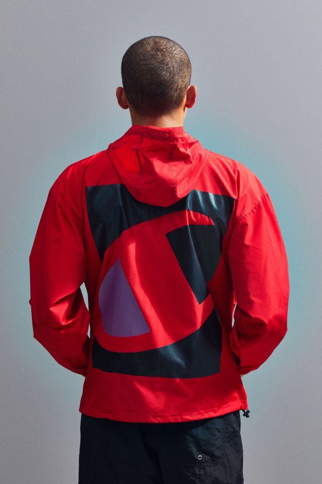 Champion UO Exclusive Logo Windbreaker Jacket