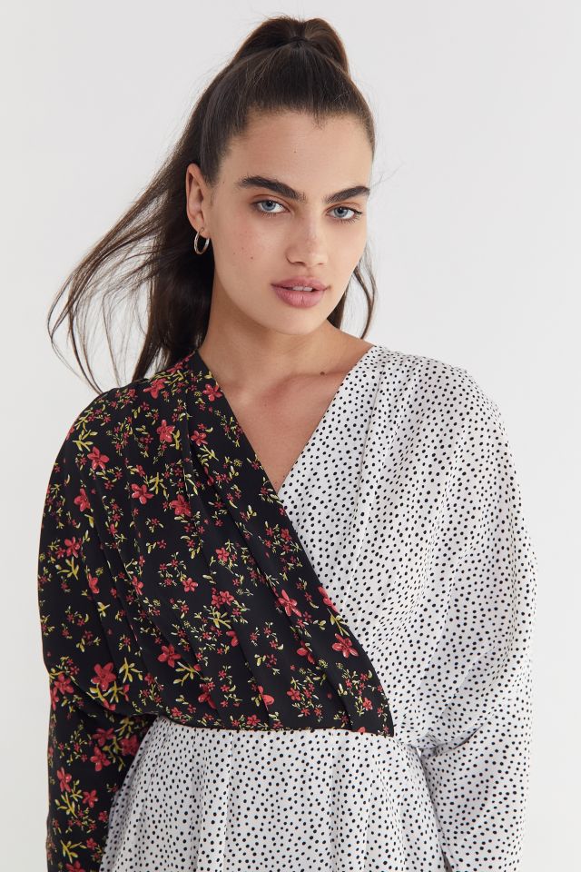 Ghospell Beyond The Dot Midi Wrap Dress #1