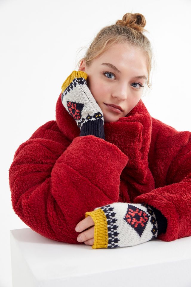 Fair Isle Fingerless Glove