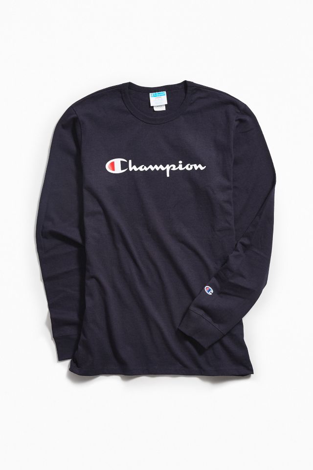 Champion script hotsell ink tee