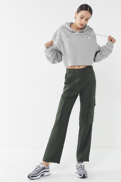 UO Kiara Tencel Cargo Trouser Pant | Urban Outfitters