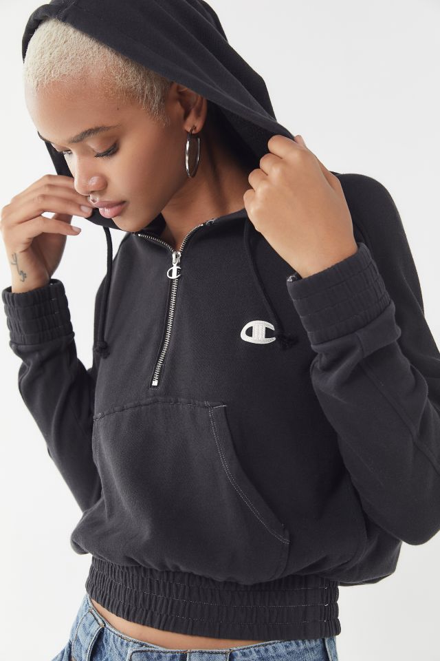 Champion Half-Zip Hoodie Sweatshirt