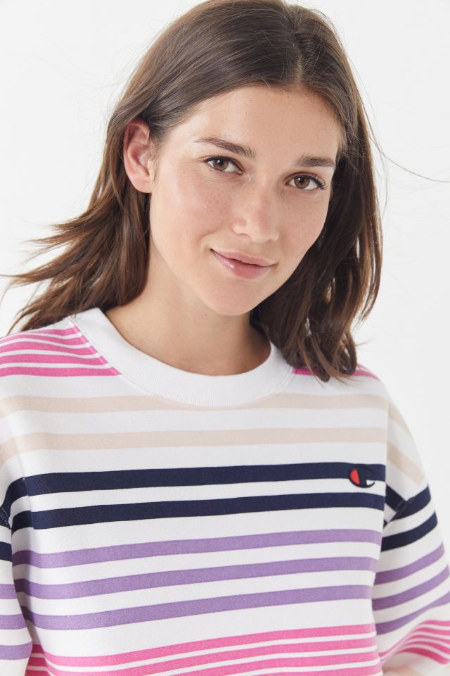 Sweatshirt Court Rayé Champion UO Exclusif #3