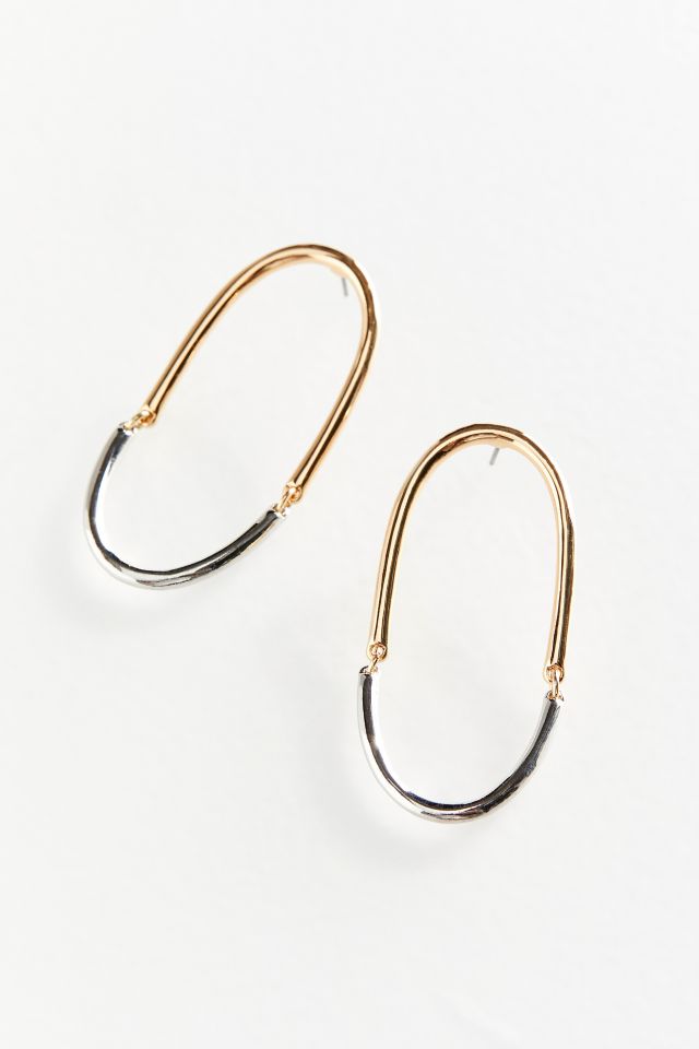 Mia Mixed Metal Statement Earring #1