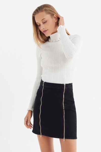 AGOLDE Pamela Double-Zip Mini Skirt | Urban Outfitters