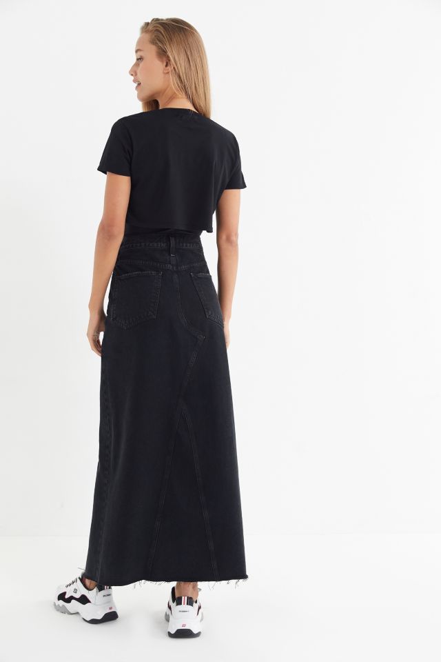 AGOLDE Alix 90s Grunge Maxi Skirt