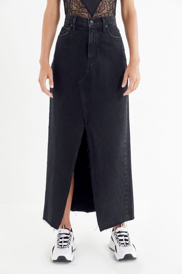 AGOLDE Alix 90s Grunge Maxi Skirt