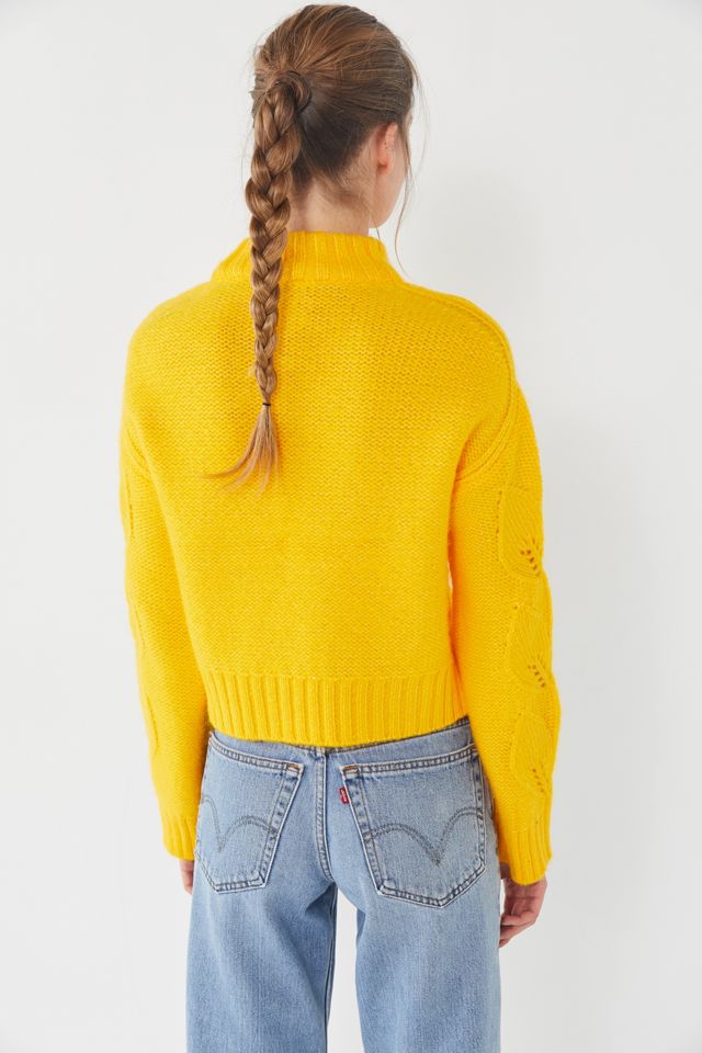 UO Botanical Embroidered Turtleneck Sweater #2