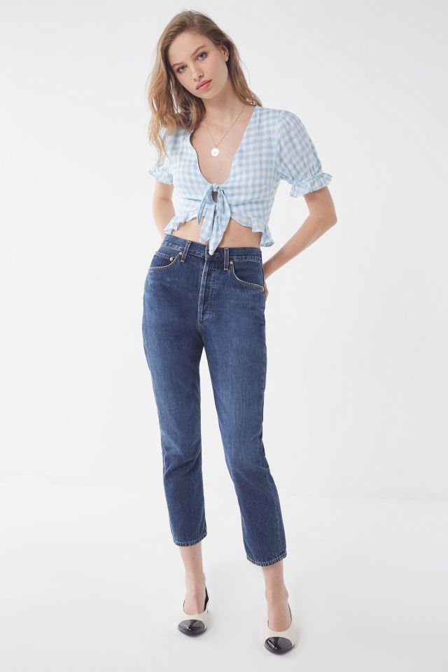 Lost + Wander Fiesta Tie-Front Cropped Top #3