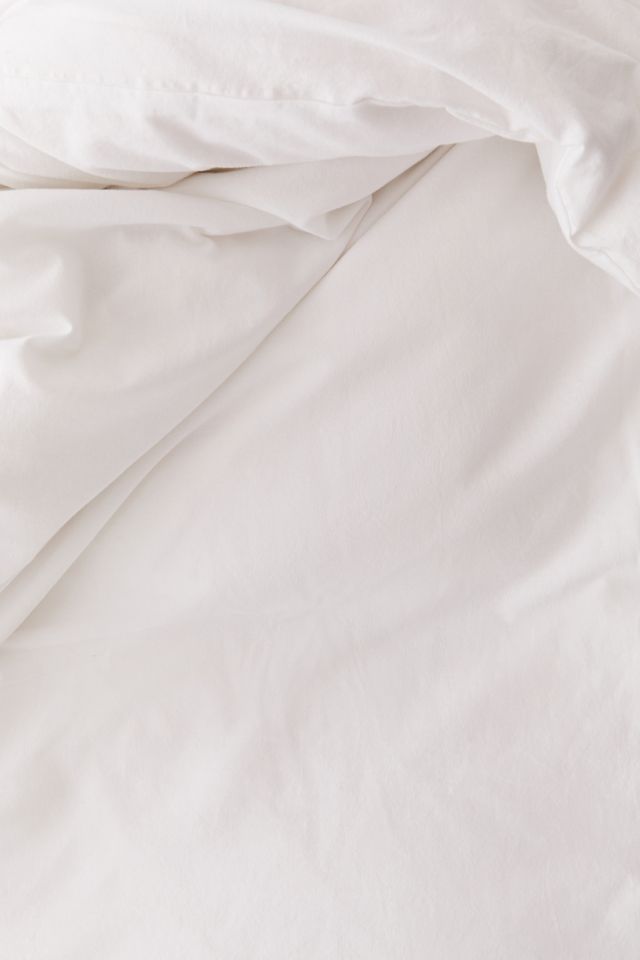 Washed Cotton Crochet Inset Duvet Cover #3