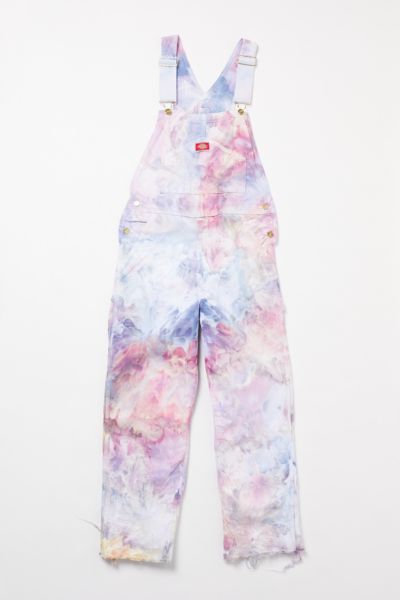 PAINTER OVERALLS ピンクオーバーダイ Rugged Blue Brand Painter Bib Overalls Size 30x32 Dyed Pink