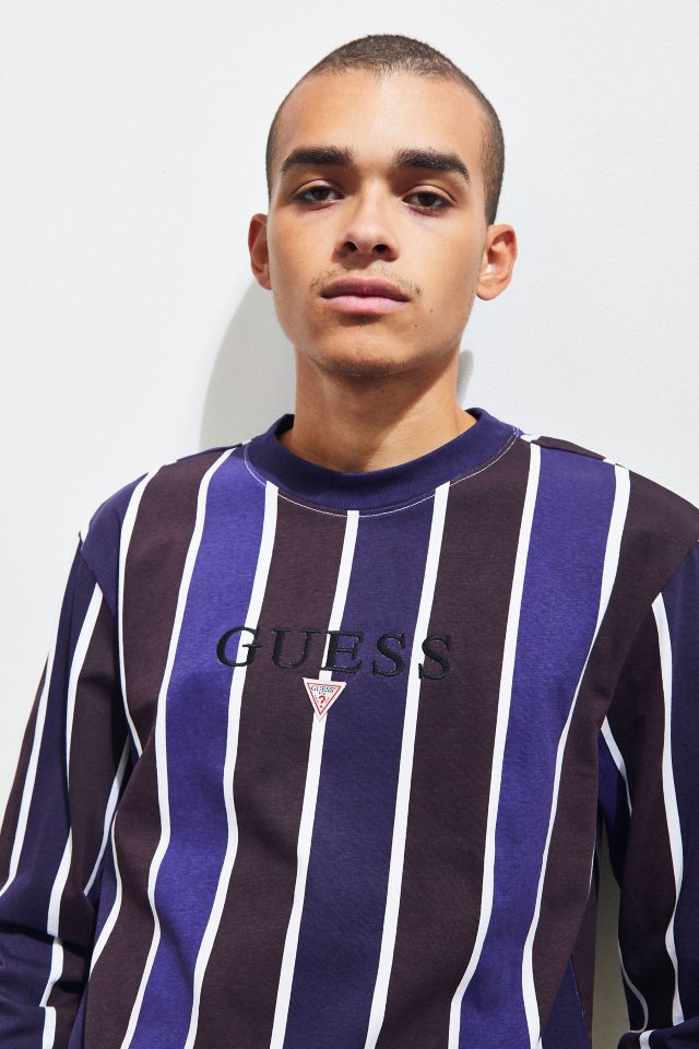GUESS Hudson Stripe Long Sleeve Tee