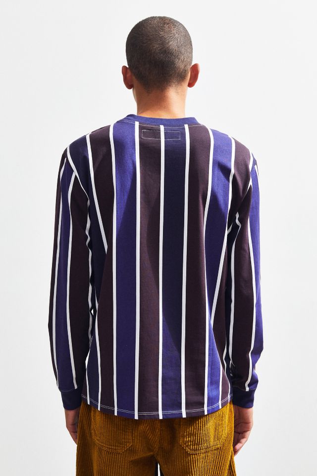 Guess hudson stripe long sleeve tee discount