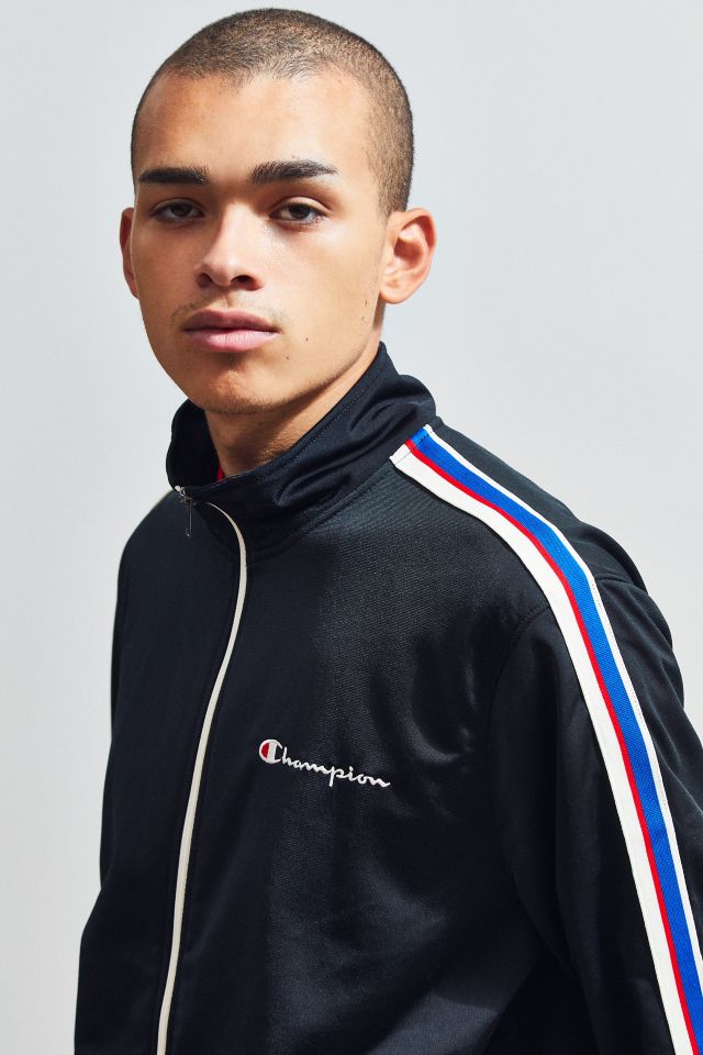 Champion side sale stripe track jacket