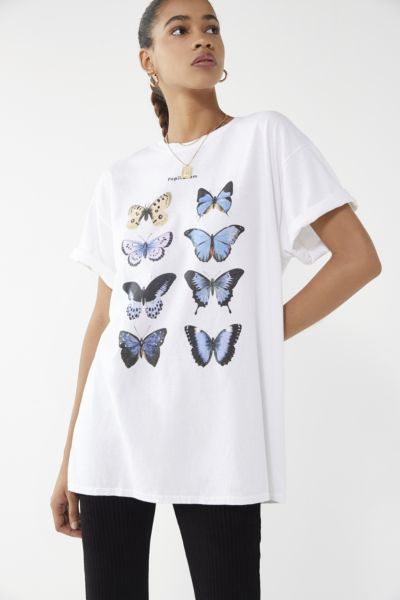 【CPGN STUDIO】23SS★ Blue Butterfly Short Sleeve Tee MUSINSA | CPGN STUDIO Blue Butterfly Short Sleeve T-shirt Violet