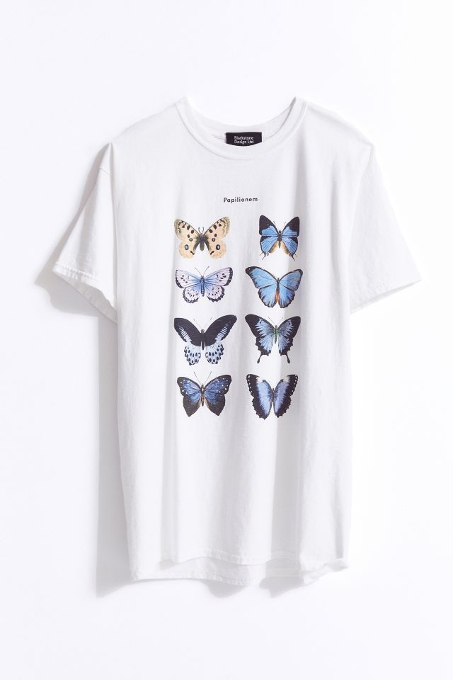 Blue Butterfly Tee #4